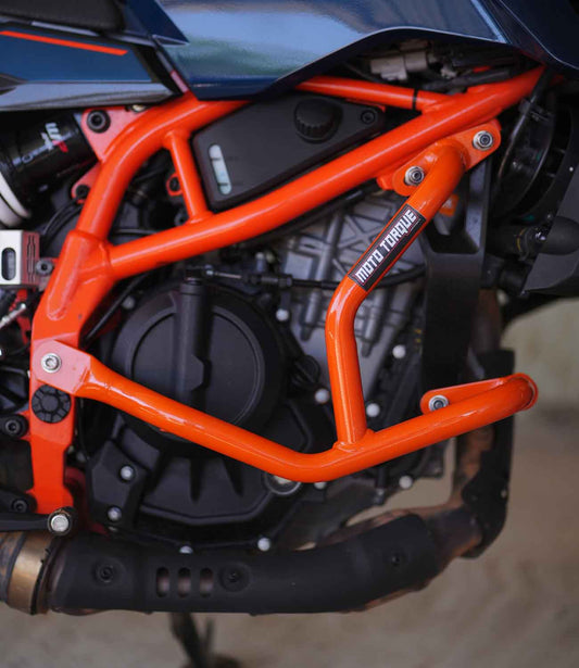 Beetle  Crash Guard (Orange) For KTM Duke 250/390 Gen-3