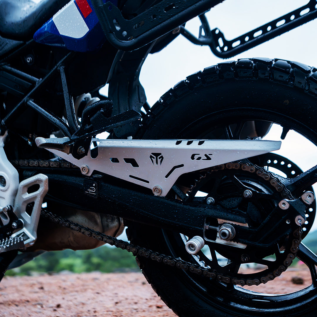 CHAIN GUARD ALUMINIUM FOR BMW F450 GS