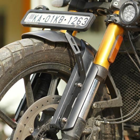 NUMBER PLATE HOLDER FOR TRIUMPH SCRAMBLER 400X