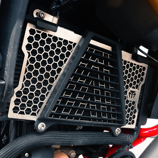 RADIATOR GUARD (SS) FOR TVS APACHE RTX 300