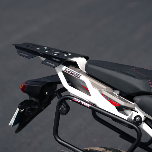 BACK CARRIER (WHITE) FOR TVS APACHE RTX 300