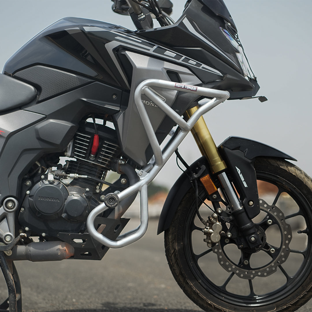 CRASH GUARD (SILVER) FOR HONDA CB 200X