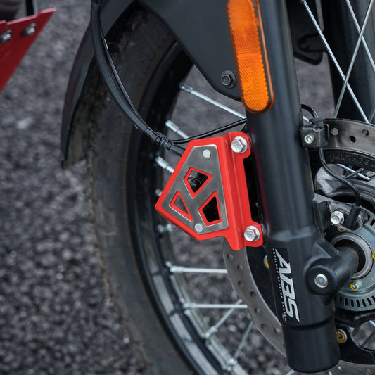 FRONT CALIPER GUARD RED FOR XPULSE 210