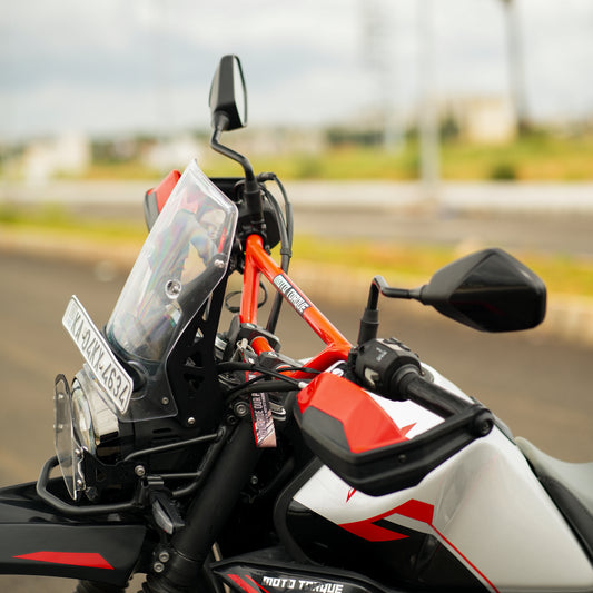 HANDLE BAR INCLUDING CLUTCH CABLE FOR XPULSE 210 (RED)