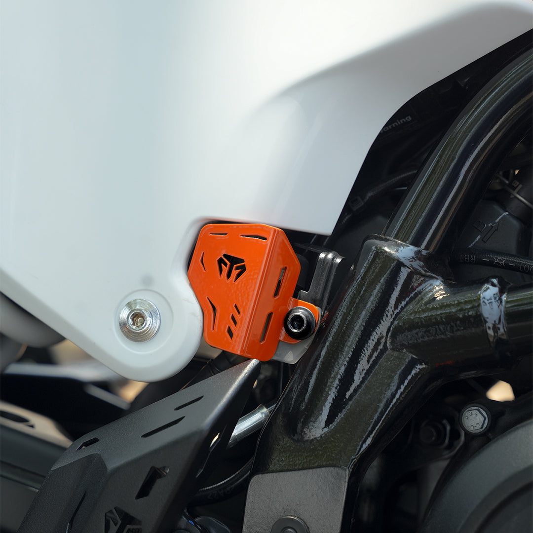 ORANGE RESERVOIR OIL GUARD (MS) FOR 2025 FOR KTM 390 Adventure/Adventure X