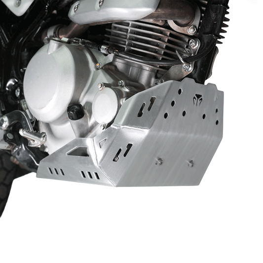 SUMP GUARD BLACK WITH MT CRASH GUARD ALUMINIUM FOR KAWASAKI KLX