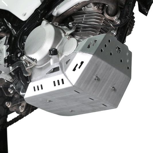 SUMP GUARD BLACK WITH MT CRASH GUARD ALUMINIUM FOR KAWASAKI KLX