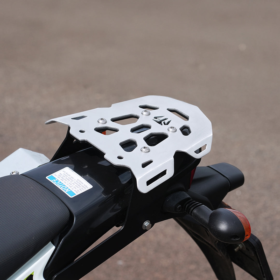 ALUMINIUM TOP PLATE WITH MS BACK CARRIER FOR KAWASAKI KLX