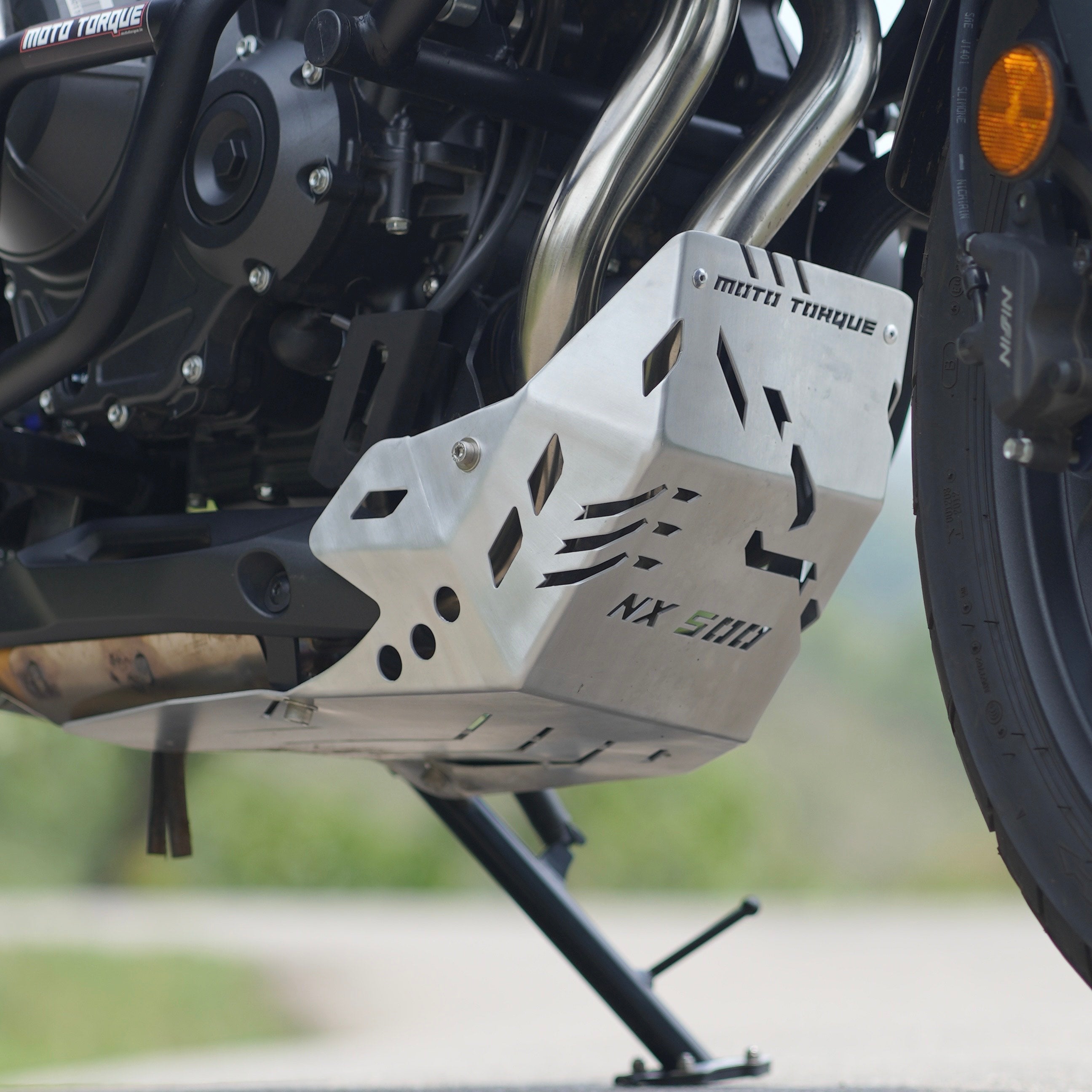 ALUMINIUM ENGINE GUARD FOR HONDA NX-500 – Moto Torque