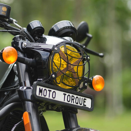 HEAD LIGHT GRILL FOR ROYAL ENFIELD SHOTGUN 650