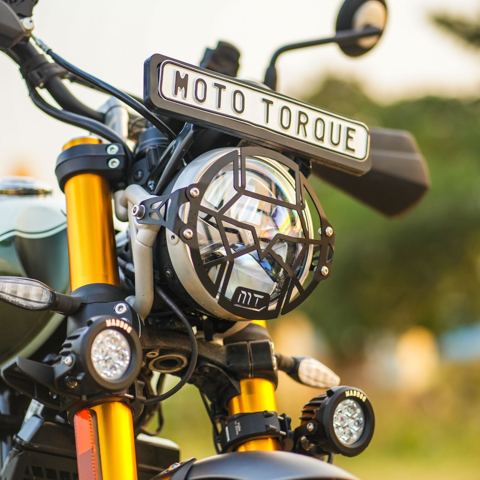 Headlight Grill for Triumph Scrambler 400x Moto Torque